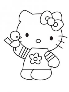 Hello Kitty coloring page 14 - Free printable