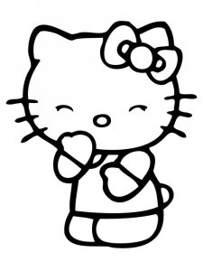 Hello Kitty coloring page 15 - Free printable
