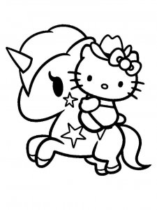 Hello Kitty coloring page 16 - Free printable