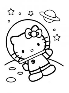 Hello Kitty coloring page 20 - Free printable