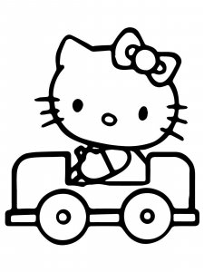Hello Kitty coloring page 21 - Free printable