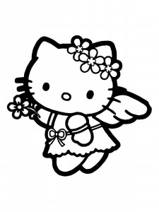 Hello Kitty coloring page 22 - Free printable