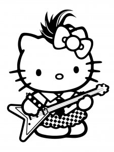 Hello Kitty coloring page 24 - Free printable