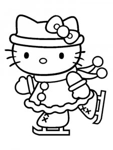 Hello Kitty coloring page 25 - Free printable
