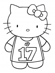 Hello Kitty coloring page 26 - Free printable