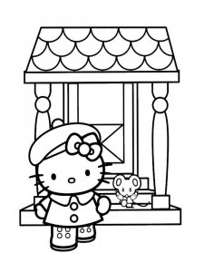 Hello Kitty coloring page 27 - Free printable