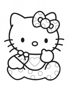 Hello Kitty coloring page 28 - Free printable