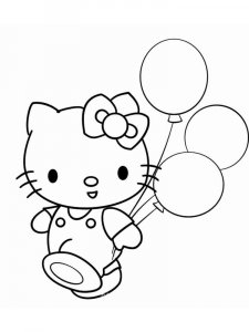Hello Kitty coloring page 30 - Free printable