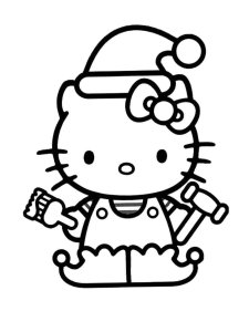 Hello Kitty coloring page 33 - Free printable