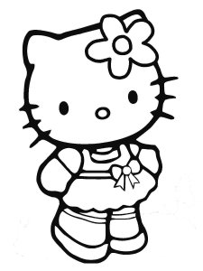 Hello Kitty coloring page 35 - Free printable