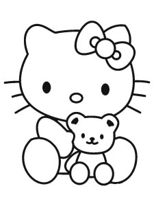 Hello Kitty coloring page 36 - Free printable