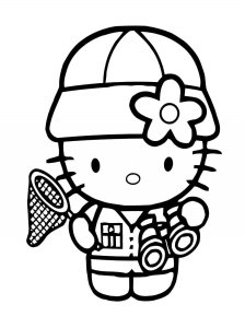 Hello Kitty coloring page 42 - Free printable
