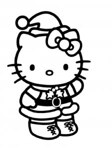 Hello Kitty coloring page 43 - Free printable