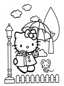 Hello Kitty coloring page 5 - Free printable