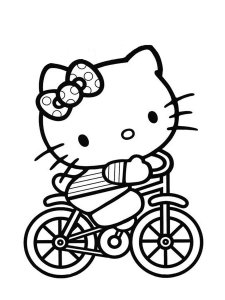 Hello Kitty coloring page 6 - Free printable