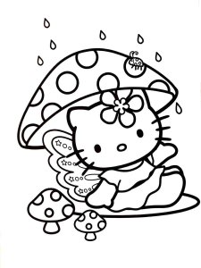 Hello Kitty coloring page 7 - Free printable