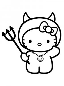 Hello Kitty coloring page 8 - Free printable