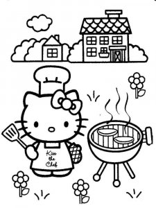 Hello Kitty coloring page 68 - Free printable