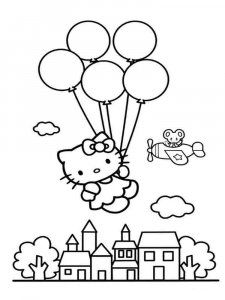 Hello Kitty coloring page 69 - Free printable