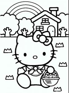 Hello Kitty coloring page 70 - Free printable