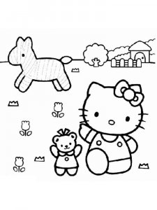 Hello Kitty coloring page 71 - Free printable