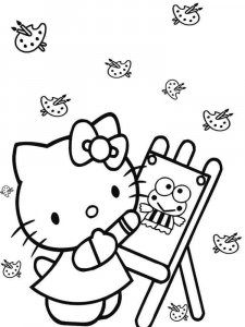 Hello Kitty coloring page 73 - Free printable