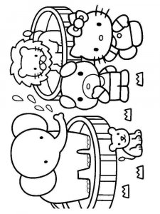 Hello Kitty coloring page 74 - Free printable
