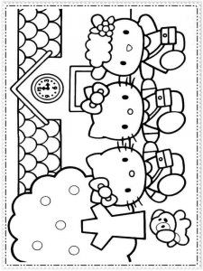 Hello Kitty coloring page 75 - Free printable