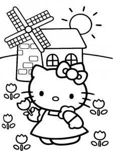 Hello Kitty coloring page 59 - Free printable