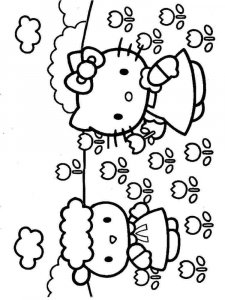 Hello Kitty coloring page 77 - Free printable