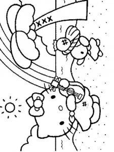 Hello Kitty coloring page 78 - Free printable