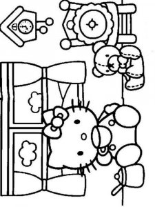 Hello Kitty coloring page 79 - Free printable