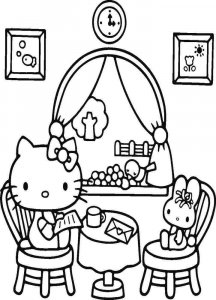 Hello Kitty coloring page 80 - Free printable