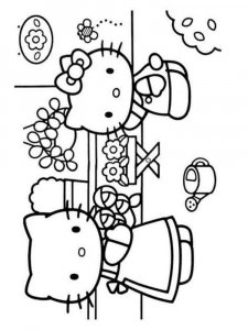 Hello Kitty coloring page 82 - Free printable