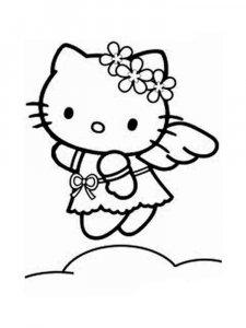 Hello Kitty coloring page 83 - Free printable