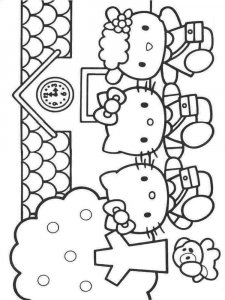 Hello Kitty coloring page 84 - Free printable