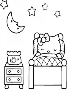 Hello Kitty coloring page 85 - Free printable
