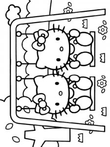 Hello Kitty coloring page 86 - Free printable