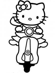 Hello Kitty coloring page 88 - Free printable