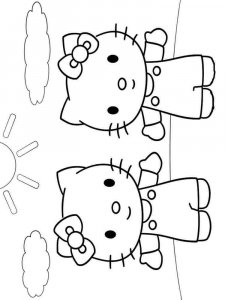 Hello Kitty coloring page 62 - Free printable