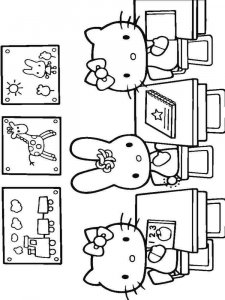 Hello Kitty coloring page 63 - Free printable