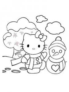 Hello Kitty coloring page 65 - Free printable