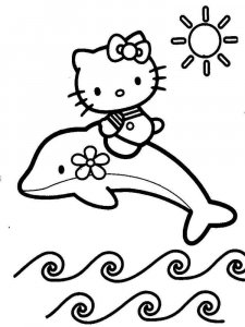 Hello Kitty coloring page 66 - Free printable