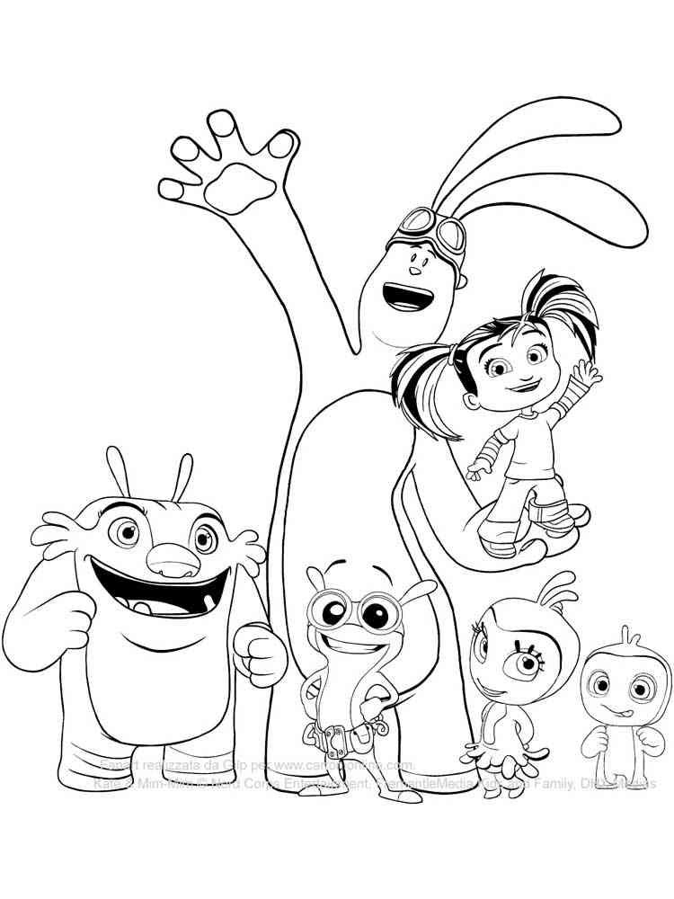 Kate and Mim Mim coloring pages. Download and print Kate and Mim Mim