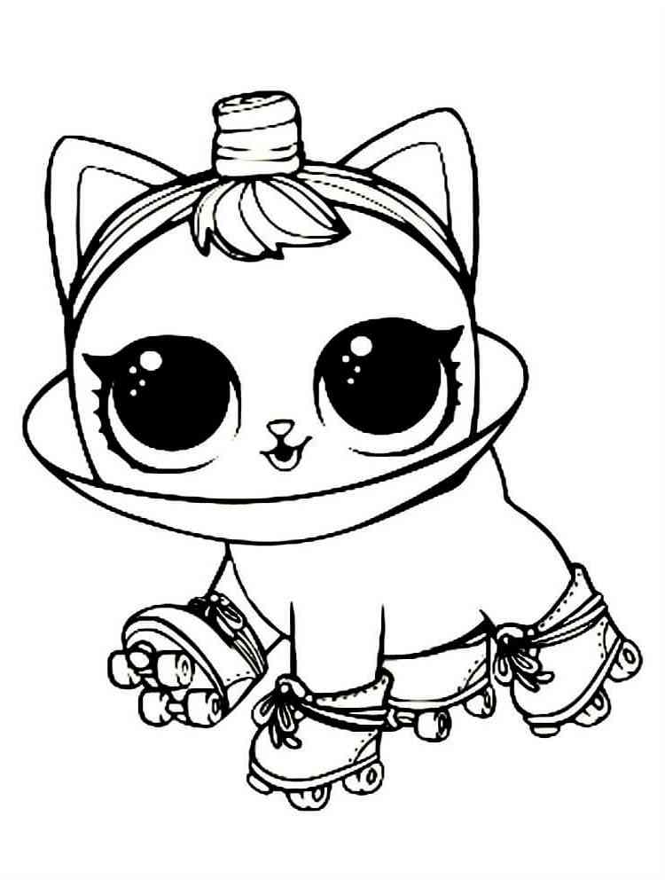 LOL Surprise Pet Coloring Purrrfect Spike  Free kids coloring pages, Cute  coloring pages, Animal coloring pages