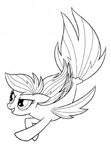 My Little Pony Mermaid coloring page 8 - Free printable