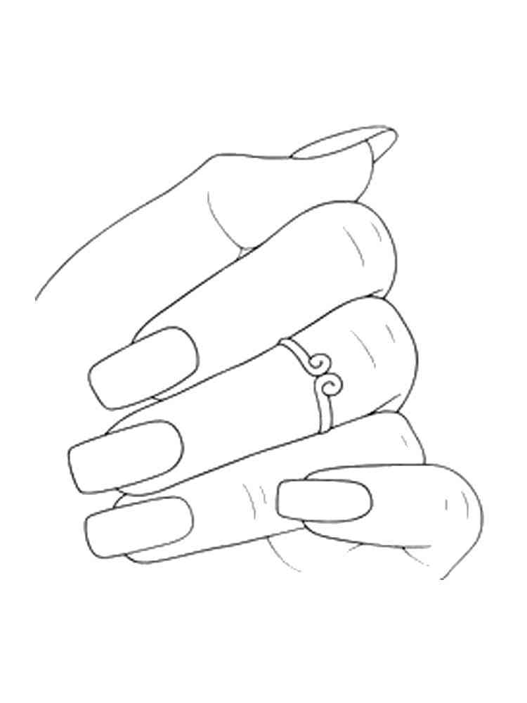 550 Cute Nails Coloring Pages Latest Coloring Pages Printable