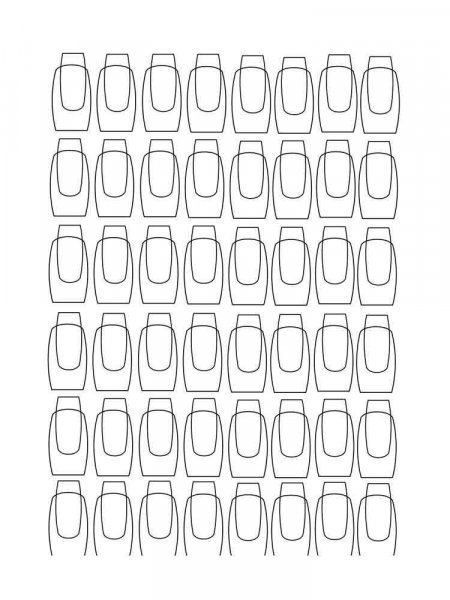 Nail coloring pages