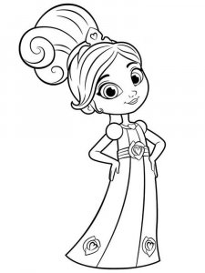 Nella the Princess Knight coloring page 10 - Free printable