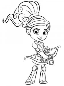 Nella the Princess Knight coloring page 11 - Free printable